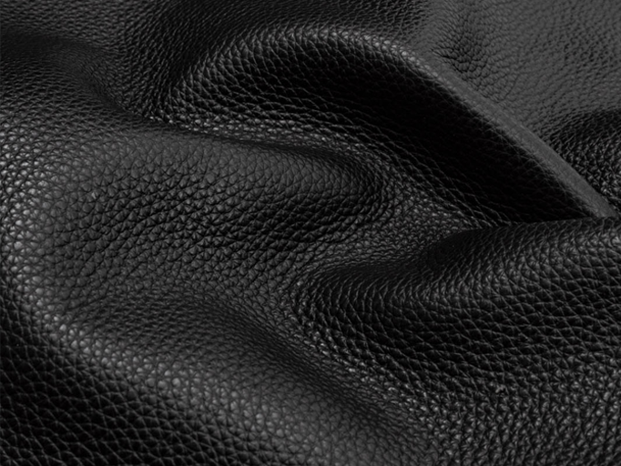 zwart leder