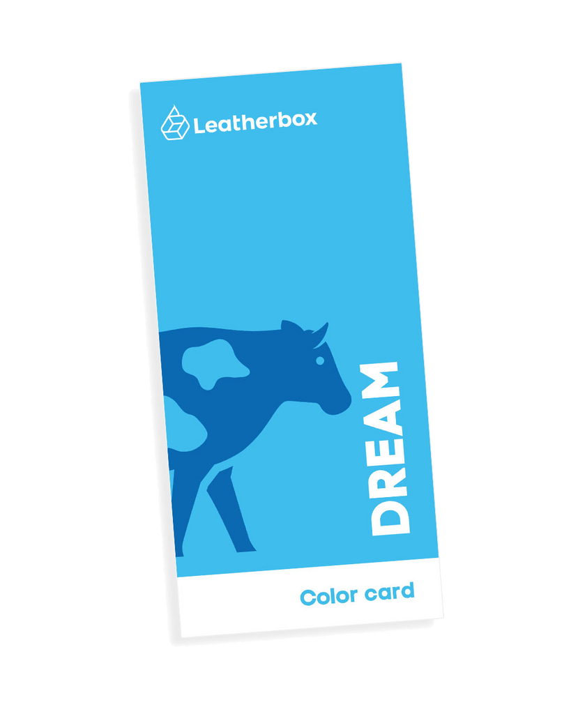 Dream leather collection color card