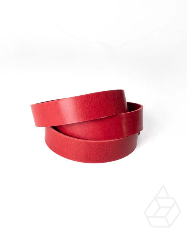 Monza Collection Belt Strap | Shiny Vegetable Tanned Firm Harness Leather Retro / 2.9 - 3.1 Mm 15