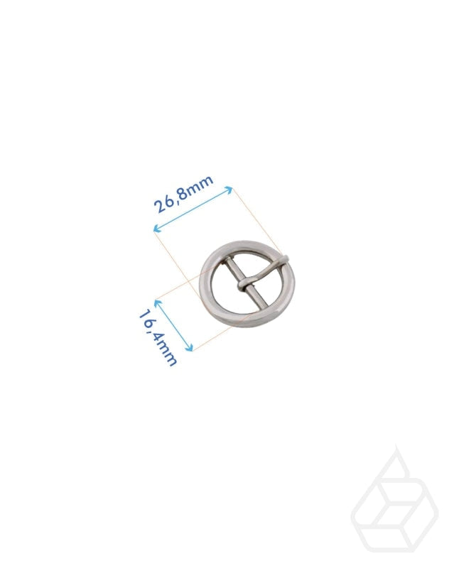 Ronde Gesp O-Ring | Zilver Binnenmaat 16 4 Mm Fournituren