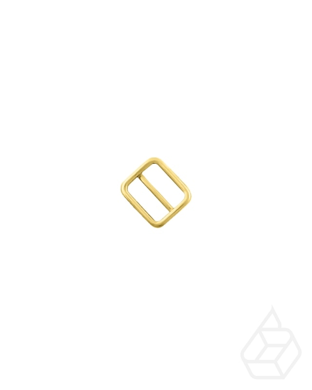 Vierkante Schuifgesp | Goud En Zilver 3 Binnenmaten / Binnenmaat 15.7 Mm Fournituren