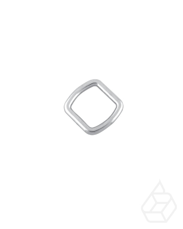 Vierkante Ring | Nickel Finish Binnenmaat 20 2 Mm Fournituren