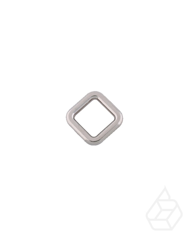 Vierkante Ring | Nickel Finish Fournituren