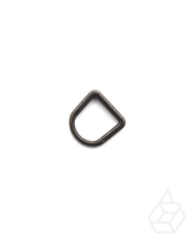 D-Ring Pullers Voor Ritsen | (5 Stuks) Maat 8 / Gunmetal Ritsen Onderdelen