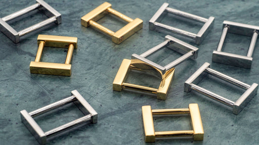 Bag handle fasteners, Tashengsel bevestigingen, Griffbefestigung - Leatherbox