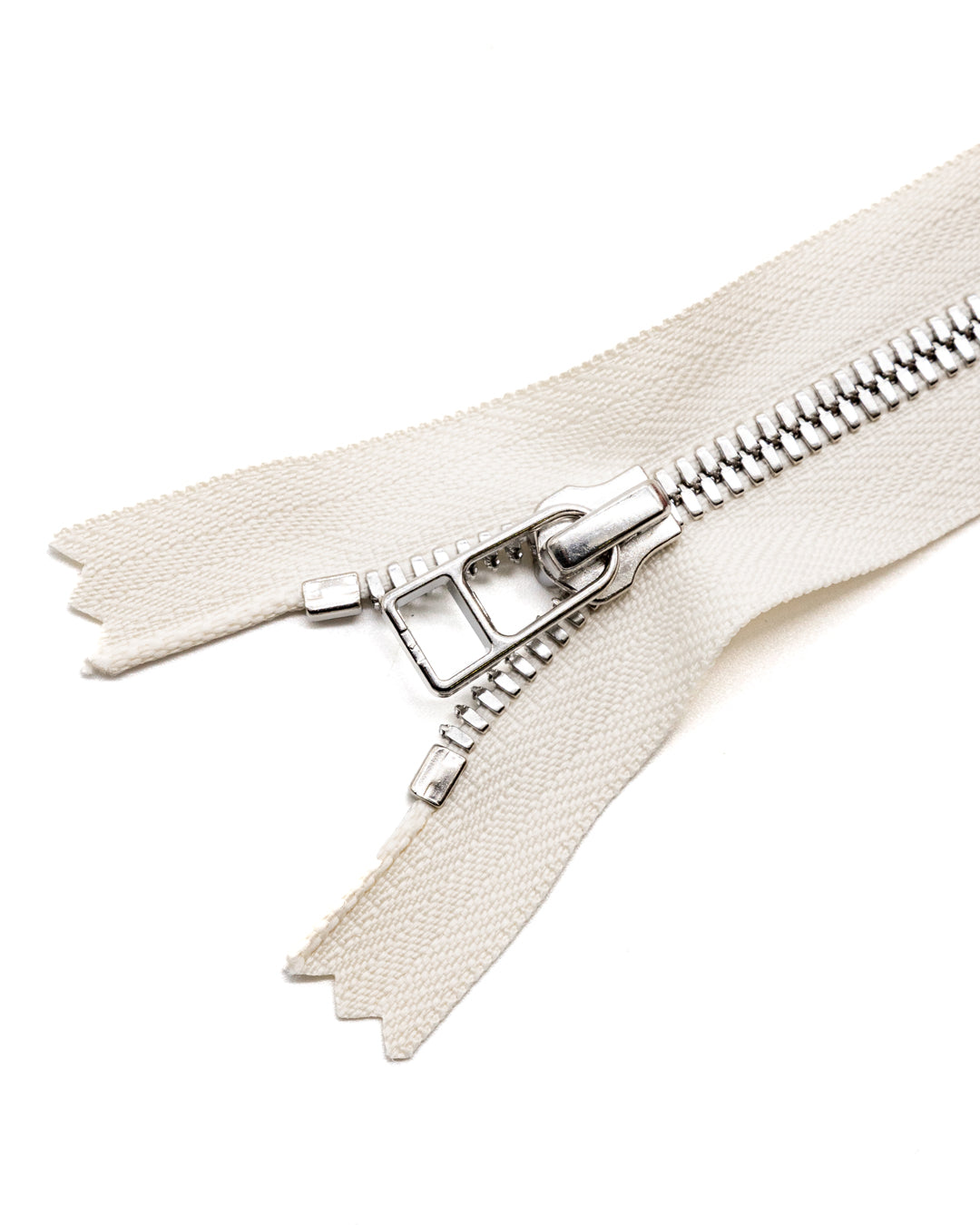 Buy Excella zippers in silver for bags, shoes and clothing