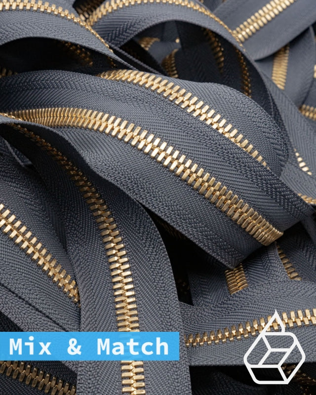 Excella® | Most beautiful YKK golden custom zippers