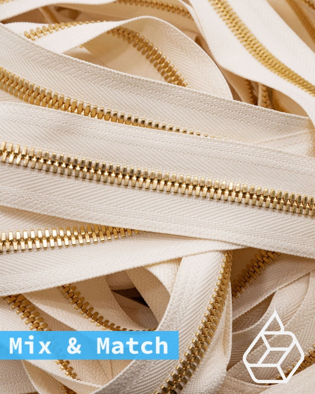 Excella® | Most beautiful YKK golden custom zippers