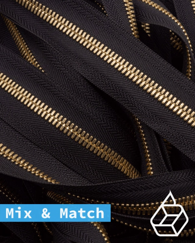 Excella® | Most beautiful YKK golden custom zippers