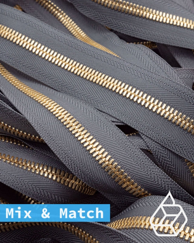Excella® | Most beautiful YKK golden custom zippers