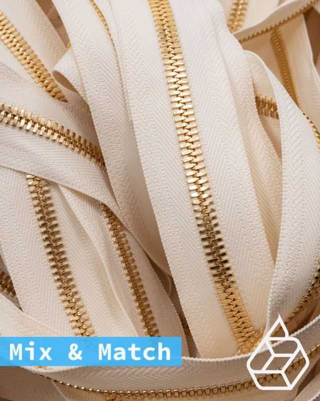 Excella® | Most beautiful YKK golden custom zippers
