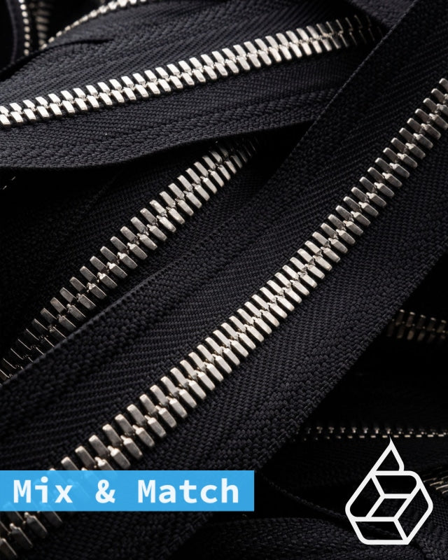 Excella® | Most beautiful YKK silver custom zippers