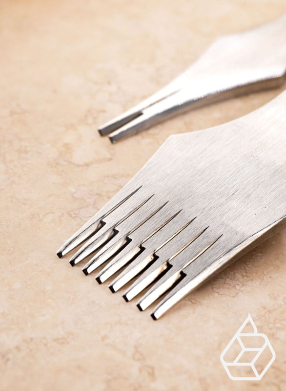 Lederstich-Stanzhilfeplatte Aus Edelstahl - Werkzeug Für Präzises Lochen Und Nähen Von Leder