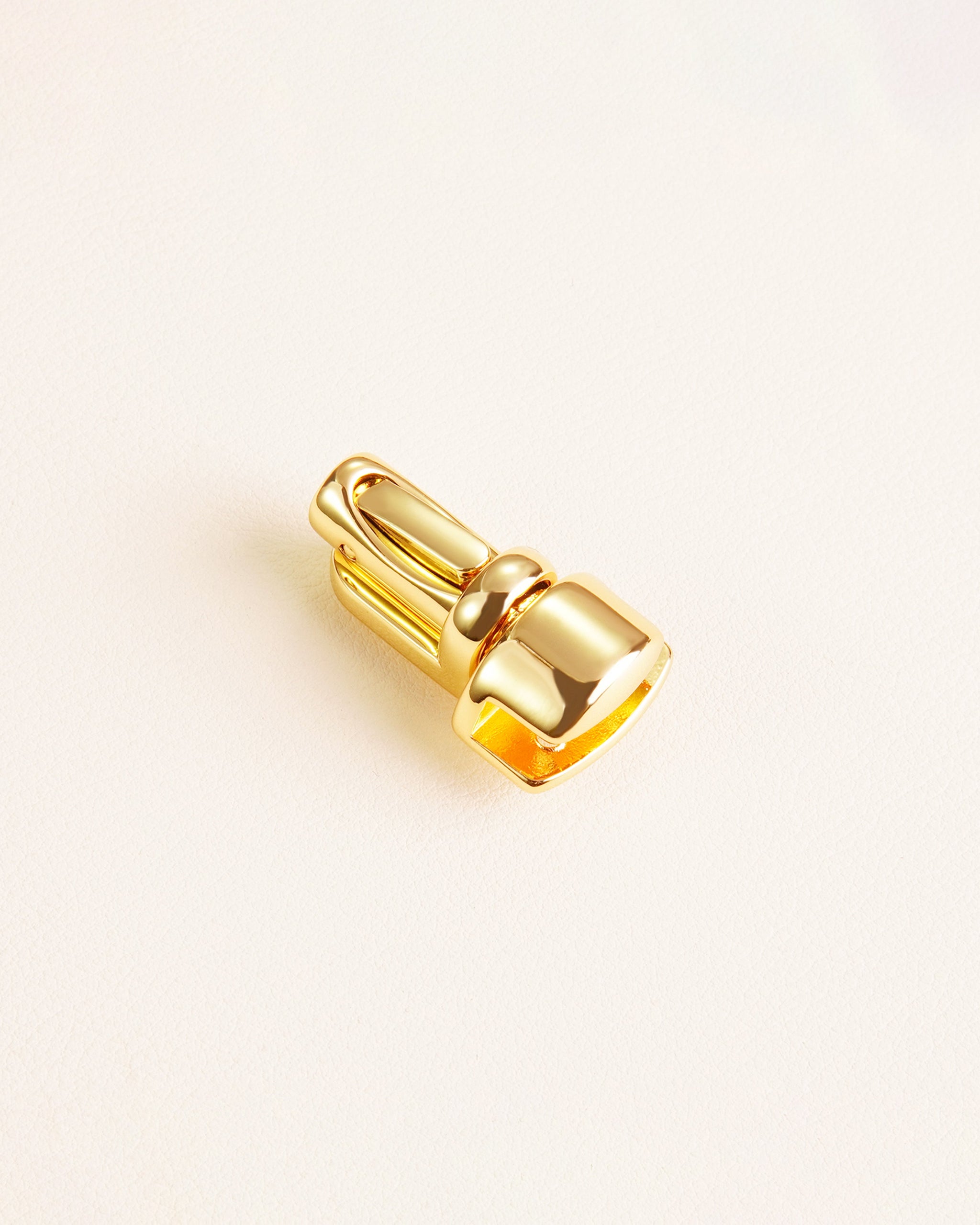 Japanese tic tuc lock in gold or silver | Leatherbox
