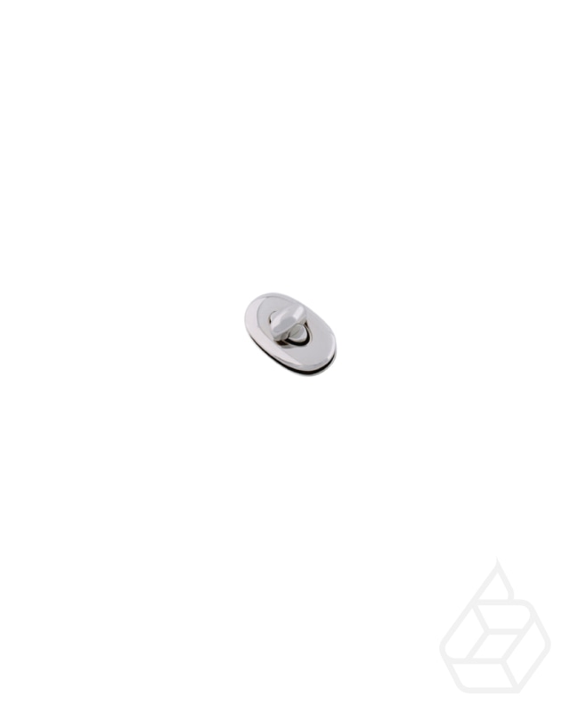 Lock Turn Left Silver turning lock for leather bag or accessories