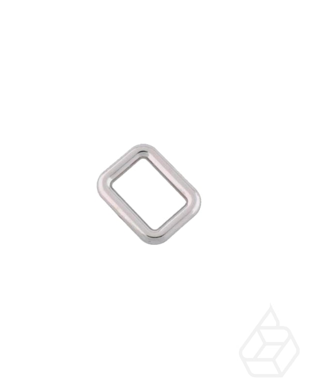 Rechthoekige Ring | Goud En Zilver 5 Binnenmaten (2 Stuks) Zilver / Binnenmaat 20 Mm Fournituren