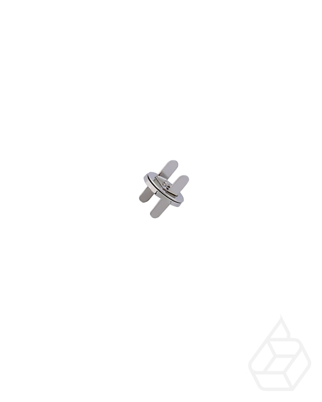 Rond Extra Dun Magneetslot | Diameter 18 6 Mm Nickel Finish Fournituren