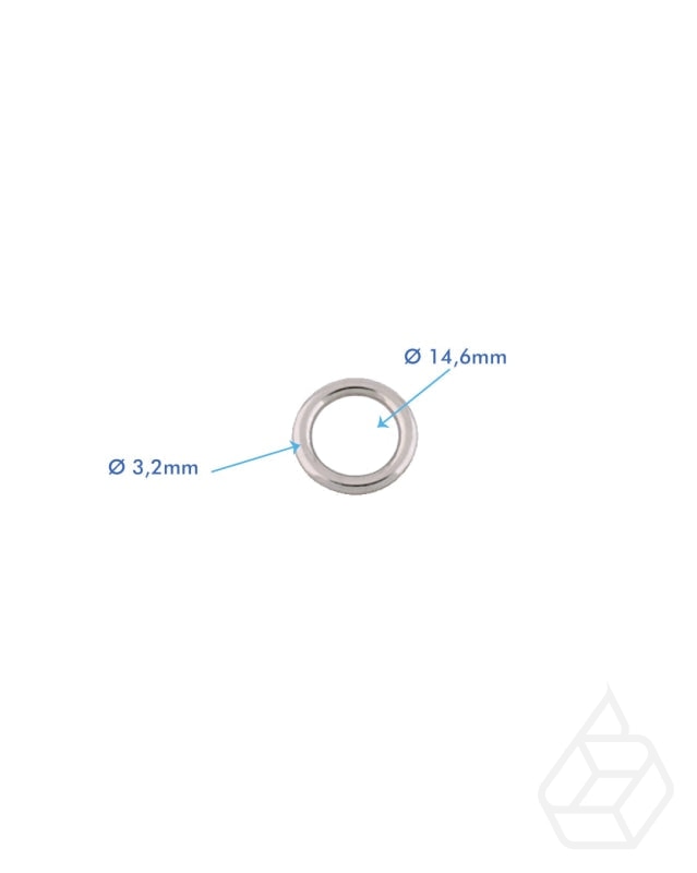 Ronde O-Ring | Nickel Finish Binnenmaat 14 6 Mm Fournituren