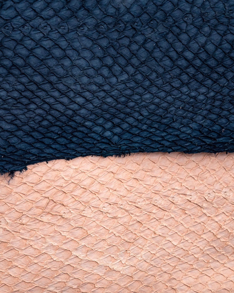 Fishleather with open scales and beautiful colours | Salmon