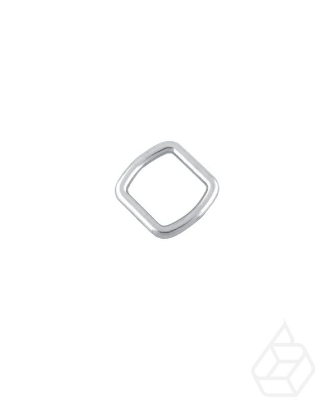 Vierkante Ring | Zilver Binnenmaat 25 5 Mm (2 Stuks) Fournituren