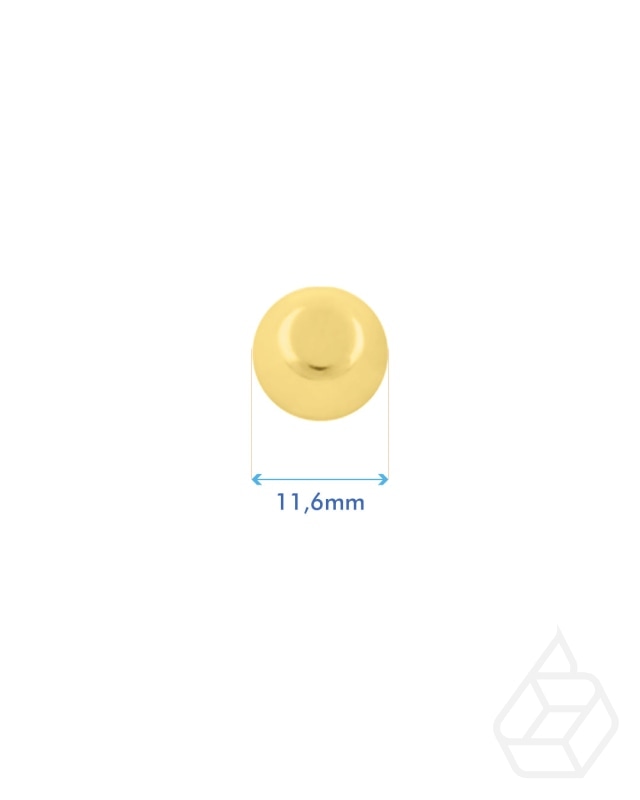 Studs Met Splitpen | Goud Diameter 11 6 Mm (4 Stuks) Fournituren