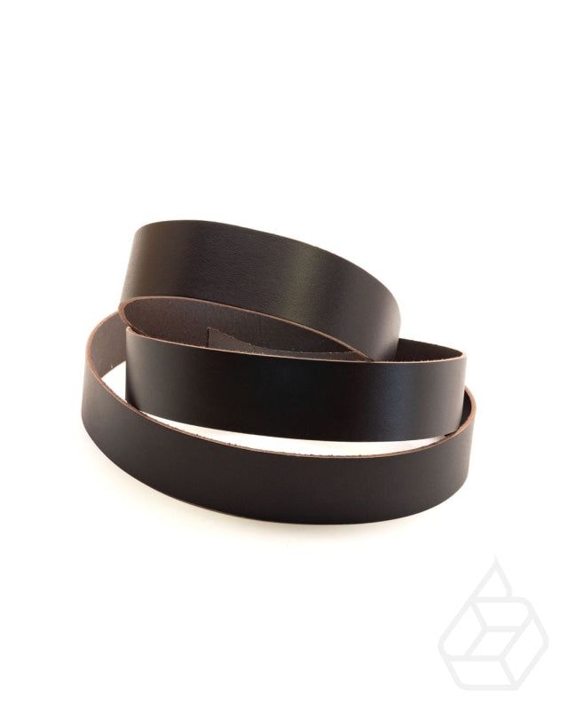 Vienna Collection Belt Strap | Vegetable Tanned Firm Harness Leather Dark Brown / 1.9 - 2.1 Mm 15