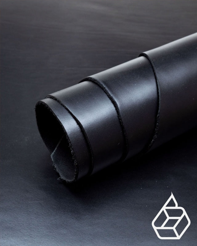 Vienna Collectie | Plantaardig Gelooid Standig Tuigleer Black / 1.9 - 2.1 Mm Paneel (30 X 20 Cm)