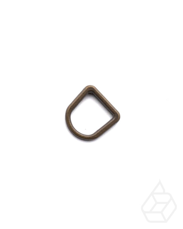 D-Ring Pullers Voor Ritsen | (5 Stuks) Maat 8 / Oud-Goud Ritsen Onderdelen