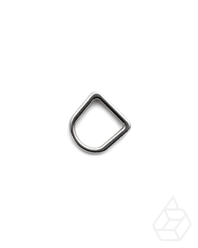 D-Ring Pullers Voor Ritsen | (5 Stuks) Maat 8 / Zilver Ritsen Onderdelen